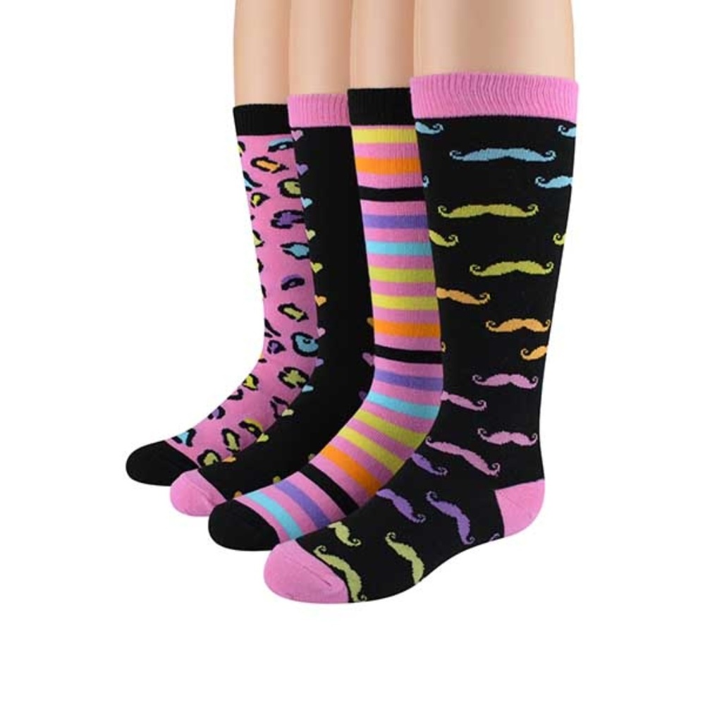 K. Bell Girl's Mix It Up Fun Icons Knee High